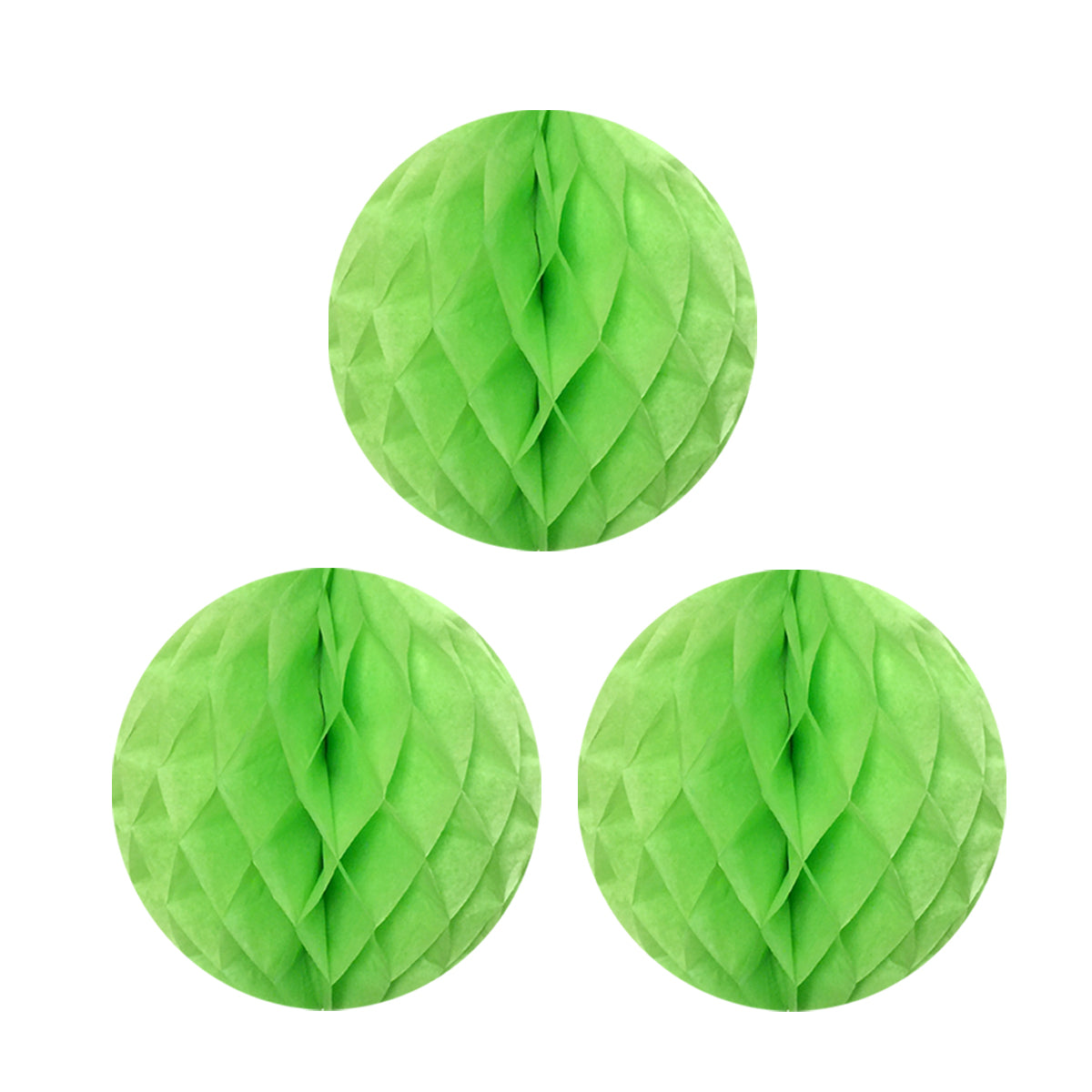 Wrapables 12" Set of 3 Tissue Honeycomb Ball Party Decorations