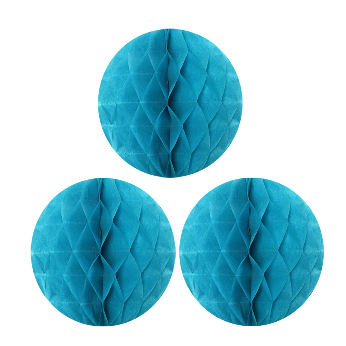 Wrapables 12" Set of 3 Tissue Honeycomb Ball Party Decorations