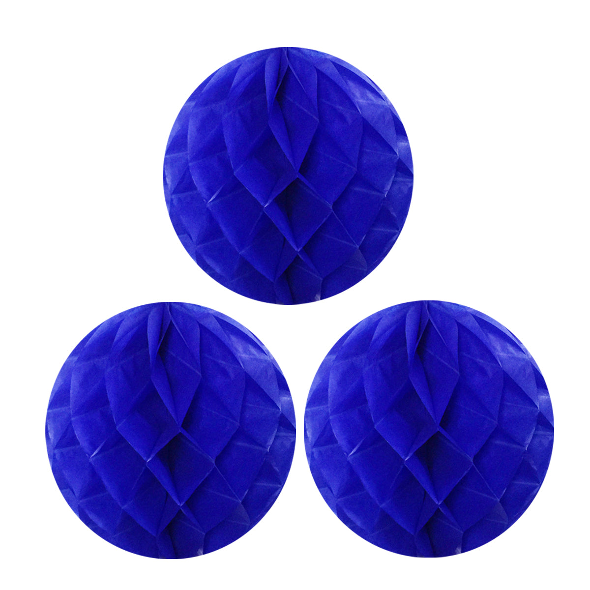 Wrapables 12" Set of 3 Tissue Honeycomb Ball Party Decorations