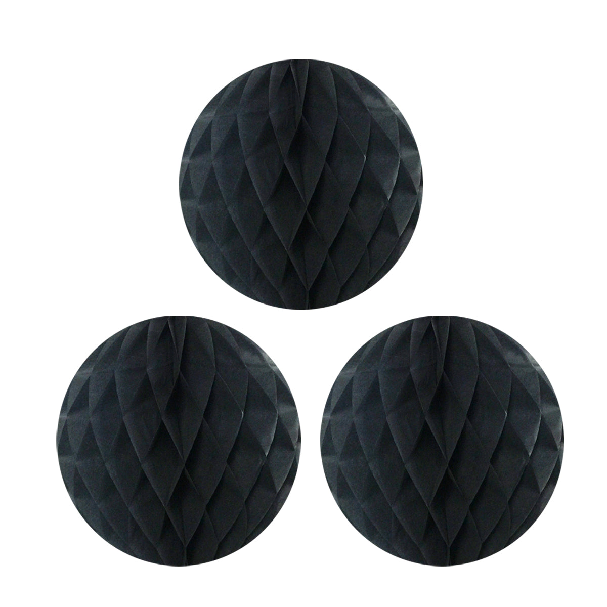 Wrapables 12" Set of 3 Tissue Honeycomb Ball Party Decorations