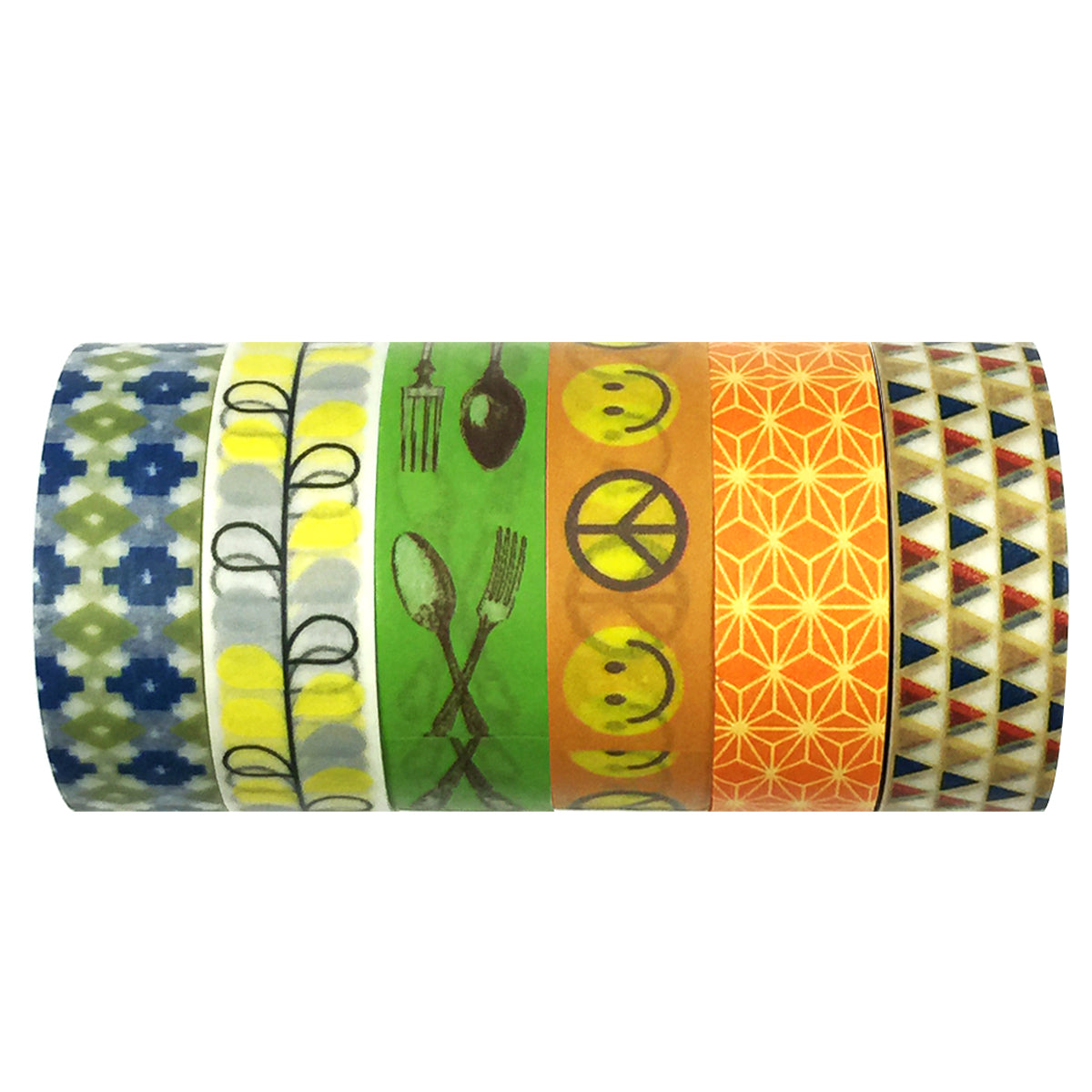 Wrapables Washi Masking Tape Collection, Premium Value Pack