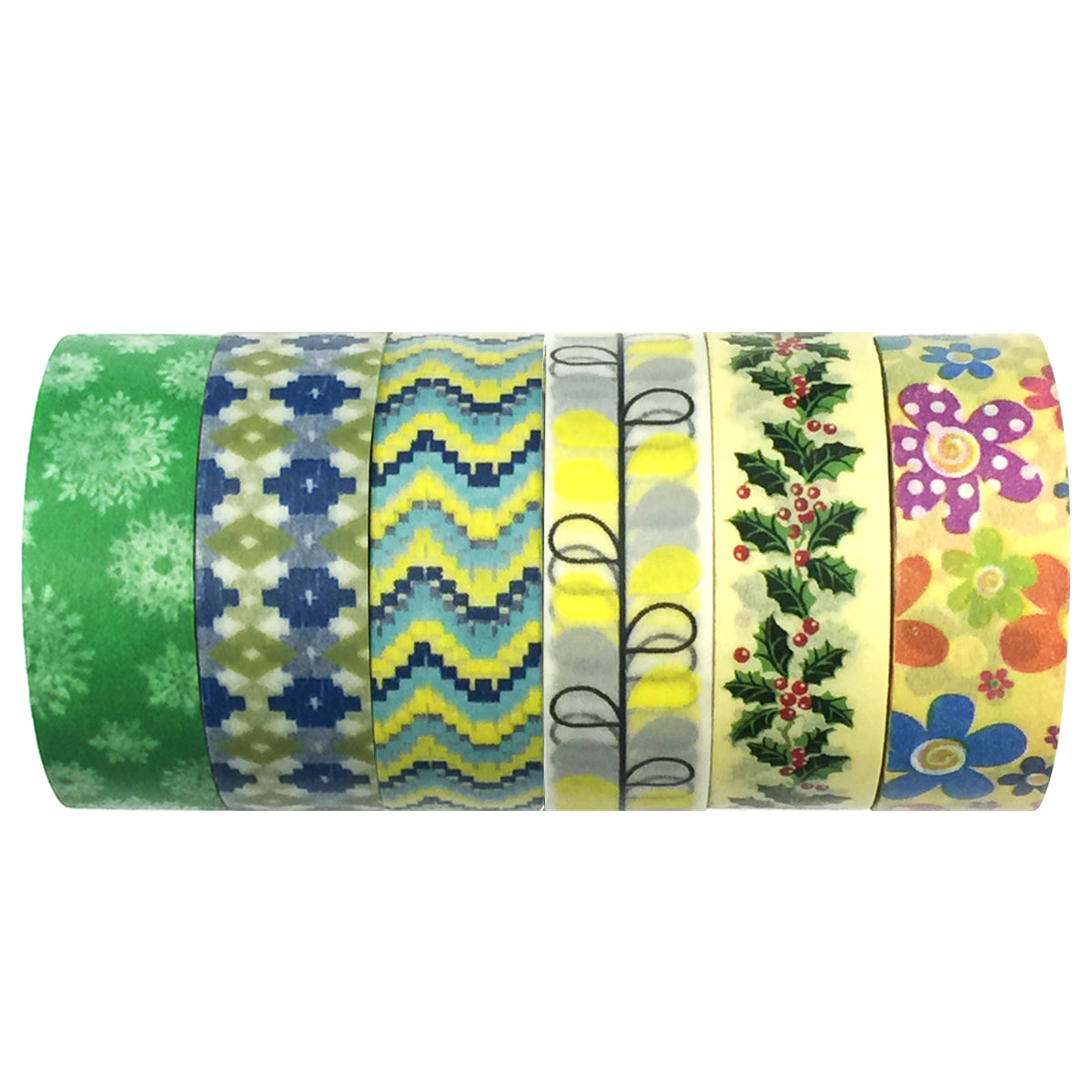 Wrapables Washi Masking Tape Collection, Premium Value Pack