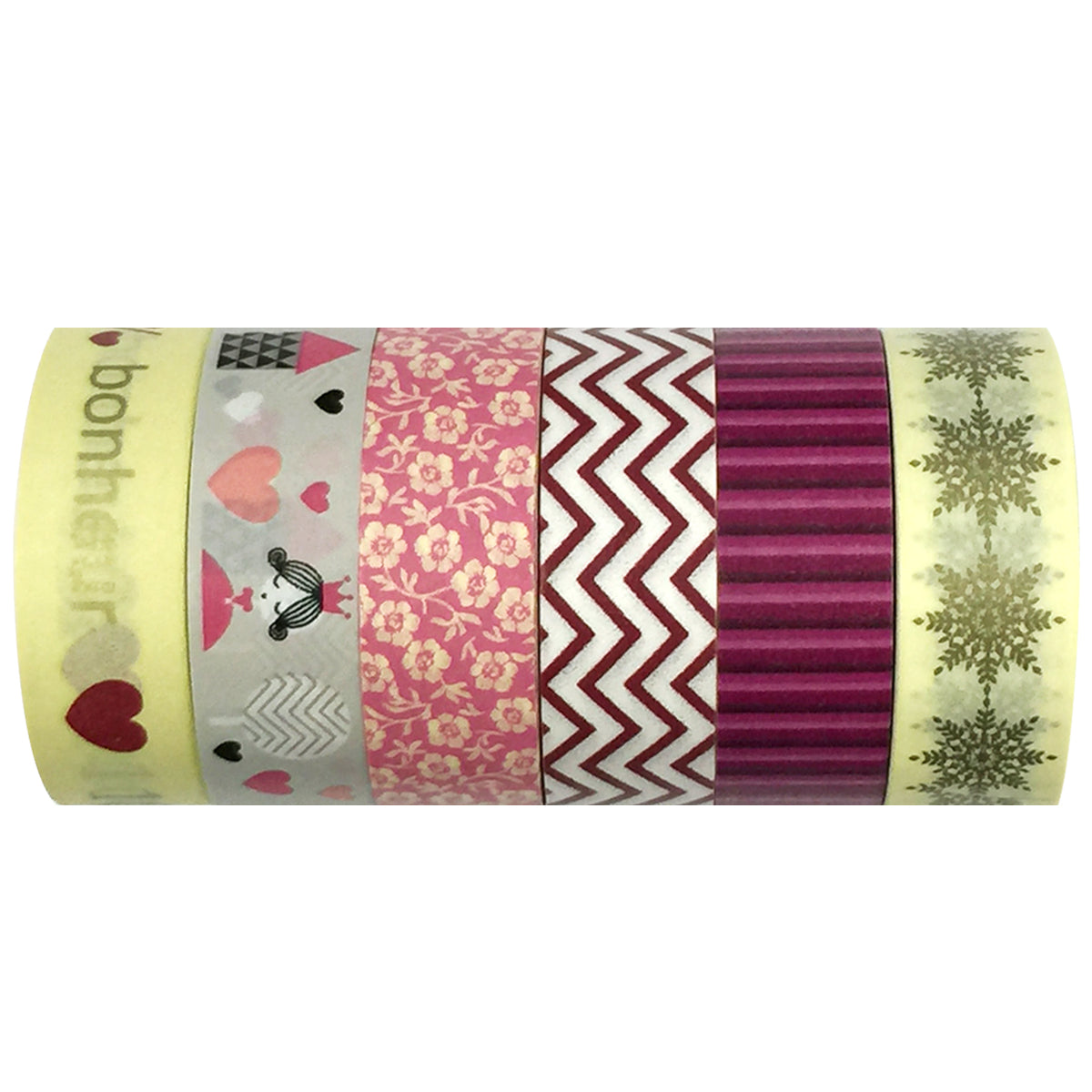 Wrapables Washi Masking Tape Collection, Premium Value Pack