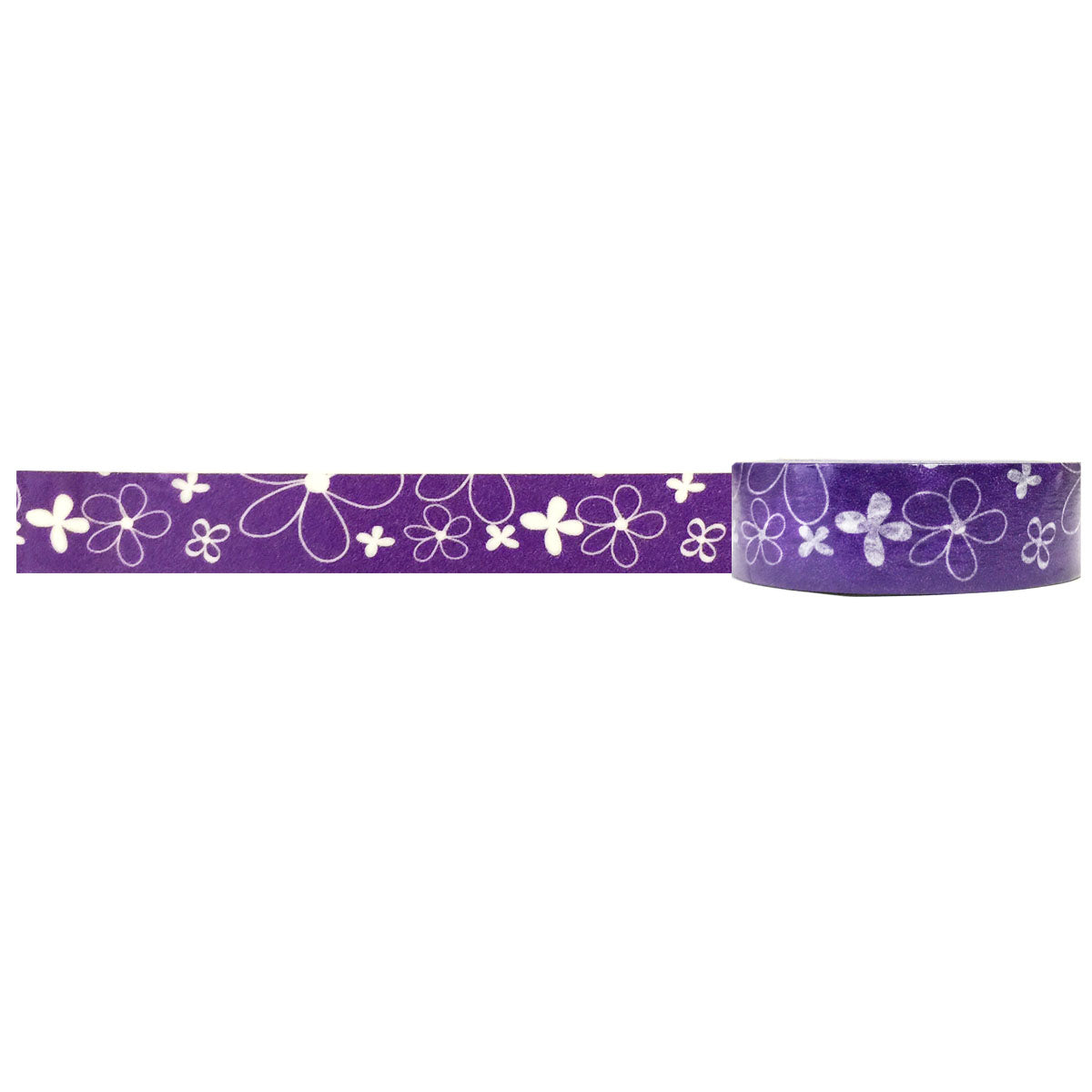 Wrapables Washi Masking Tape, Blue and Purple Group