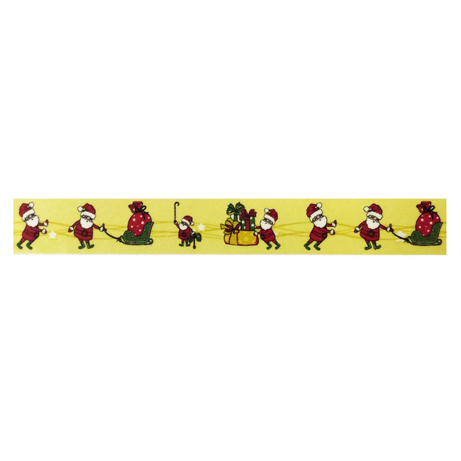 Wrapables Christmas Washi Masking Tape, Snowmen & Mistletoe
