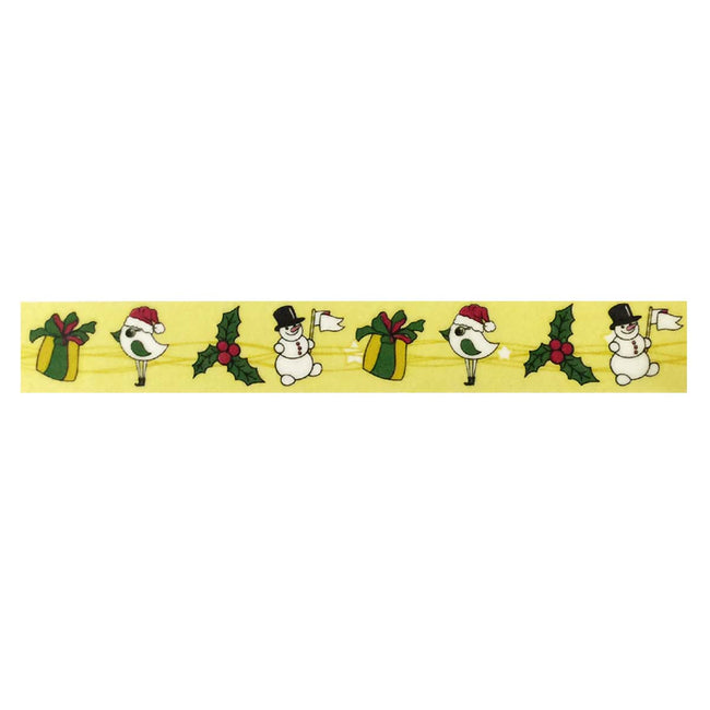 Wrapables Christmas Washi Masking Tape, Santa Claus