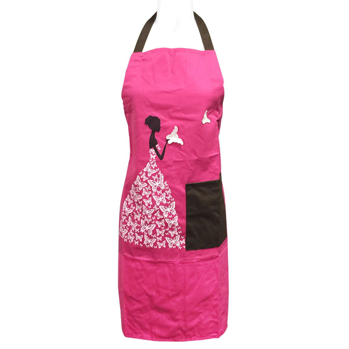 Wrapables Butterfly Girl Adjustable Work Apron
