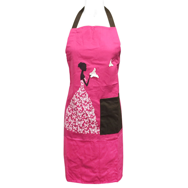 Wrapables Butterfly Girl Adjustable Work Apron