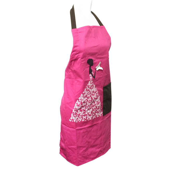 Wrapables Butterfly Girl Adjustable Work Apron