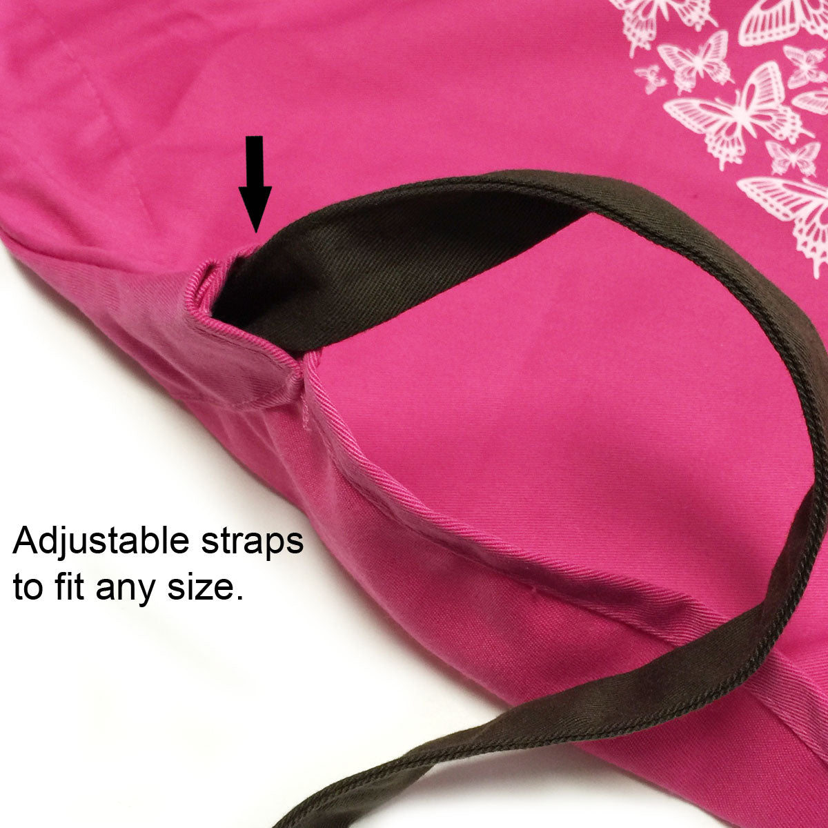 Wrapables Butterfly Girl Adjustable Work Apron