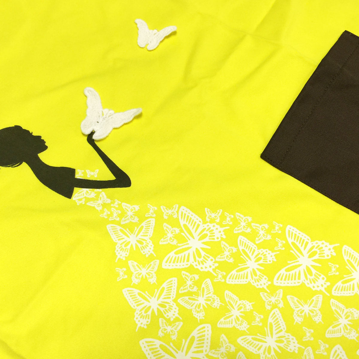 Wrapables Butterfly Girl Adjustable Work Apron
