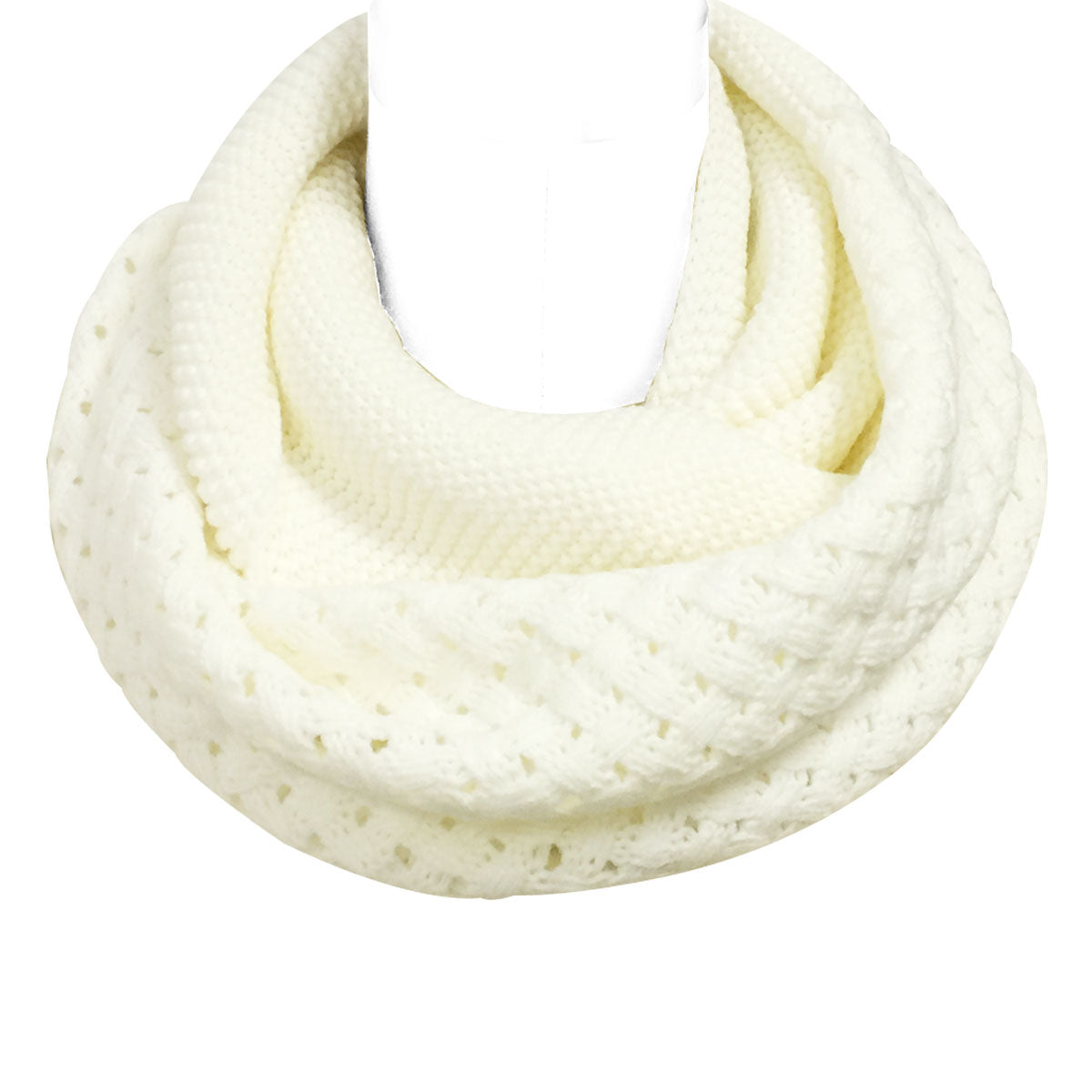 Wrapables Trendy Winter Warm Knit Infinity Scarf