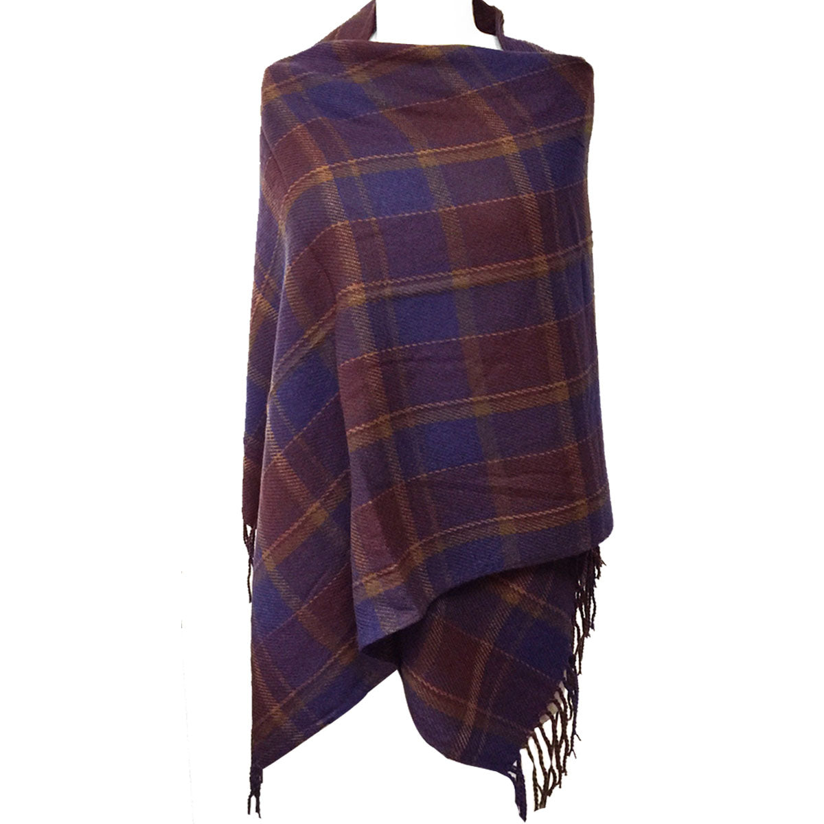 Wrapables Winter Warm Plaid Long Scarf Wrap