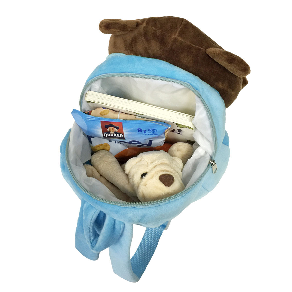 Wrapables Plush Friendly Animals Backpack for Toddlers