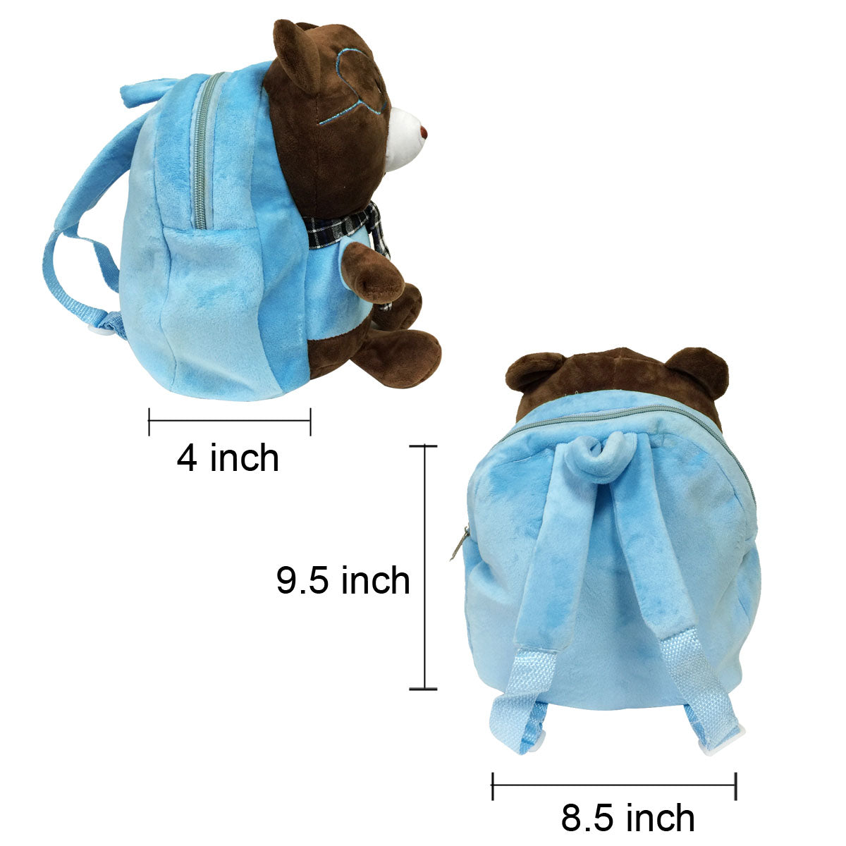 Wrapables Plush Friendly Animals Backpack for Toddlers
