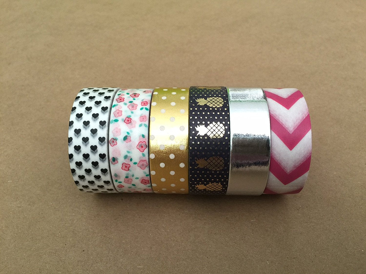 Wrapables Washi Masking Tape Collection, Premium Value Pack