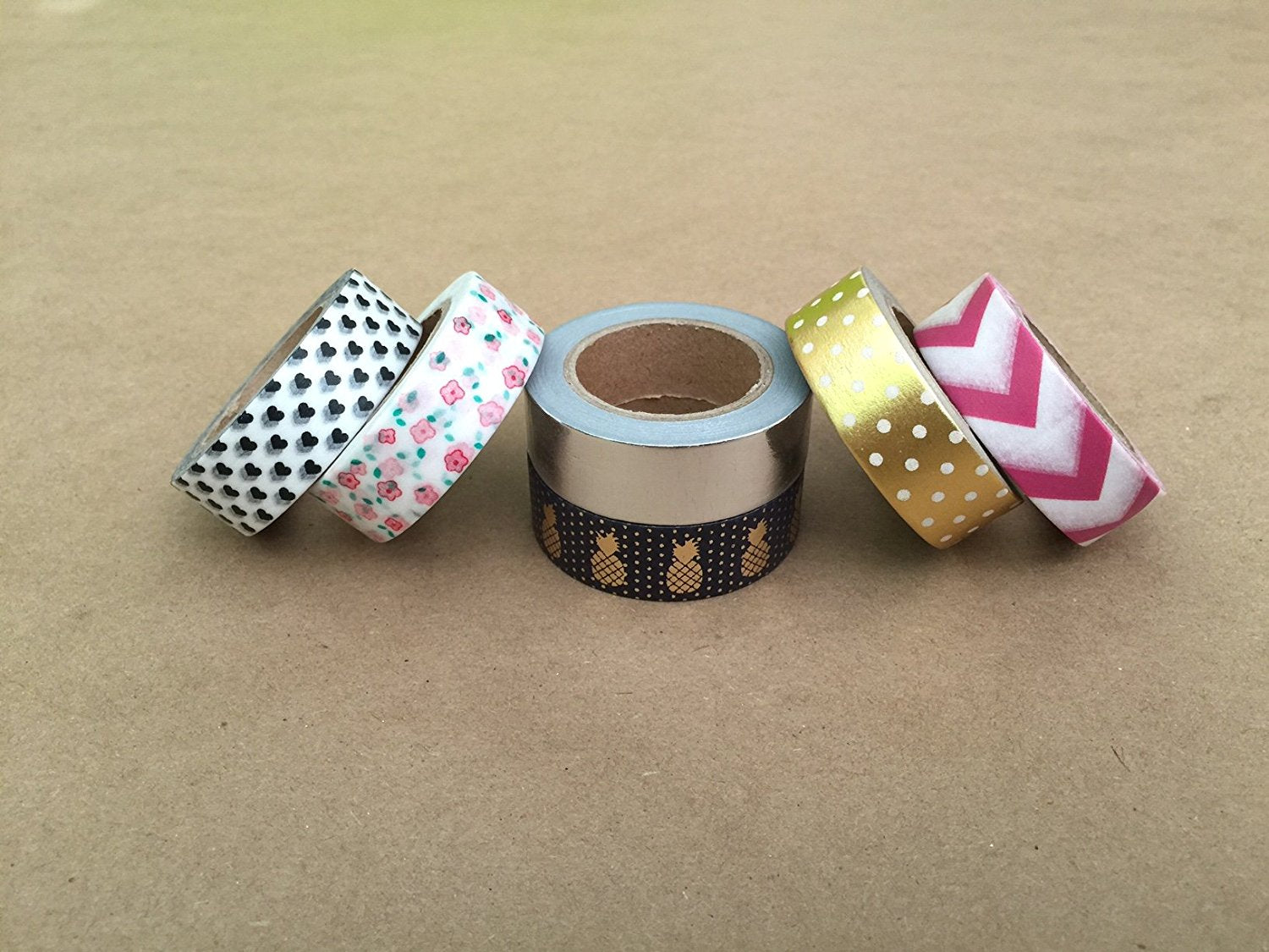 Wrapables Washi Masking Tape Collection, Premium Value Pack