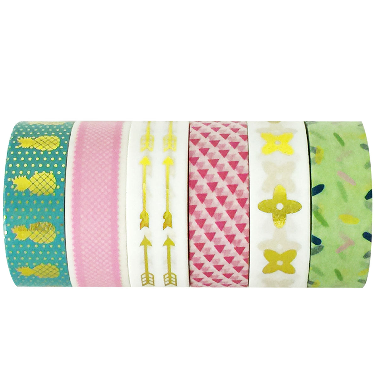 Wrapables Washi Masking Tape Collection, Premium Value Pack