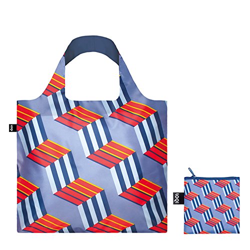 LOQI Geometric Cube Reusable Shopping Bag
