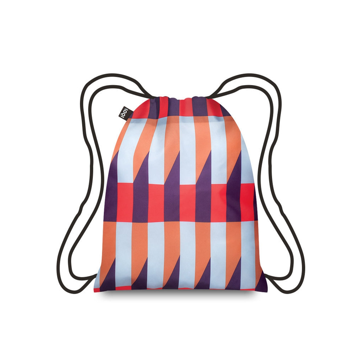 LOQI Geometric Stripes Backpack