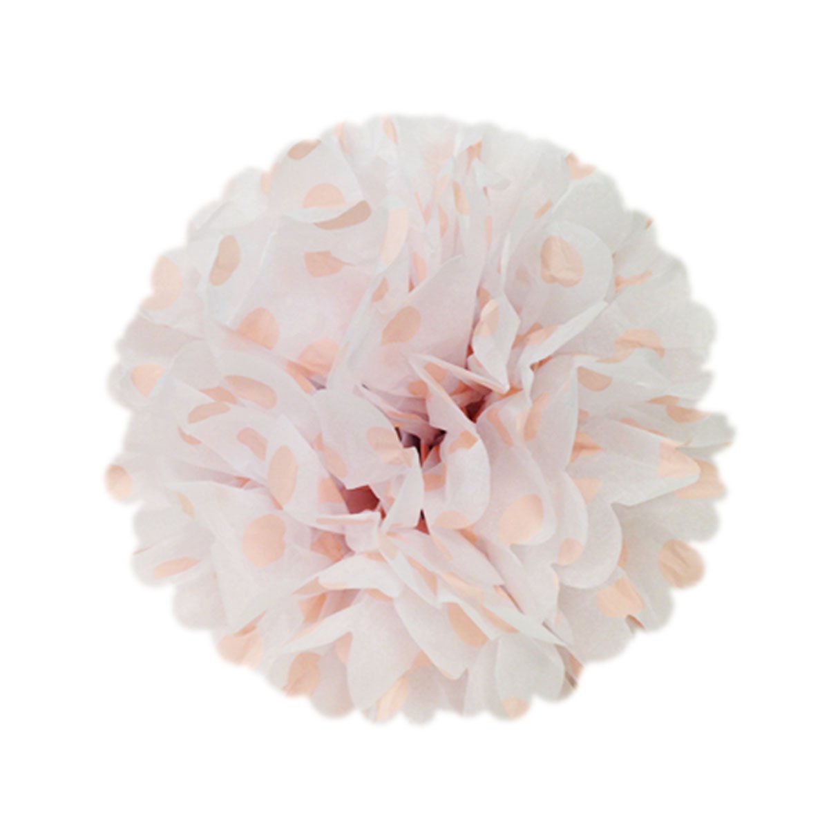 Wrapables Set of 32 Tissue Honeycomb Ball and Pom Pom Party Decorations, Aqua/ Light Pink/ Gold/ White