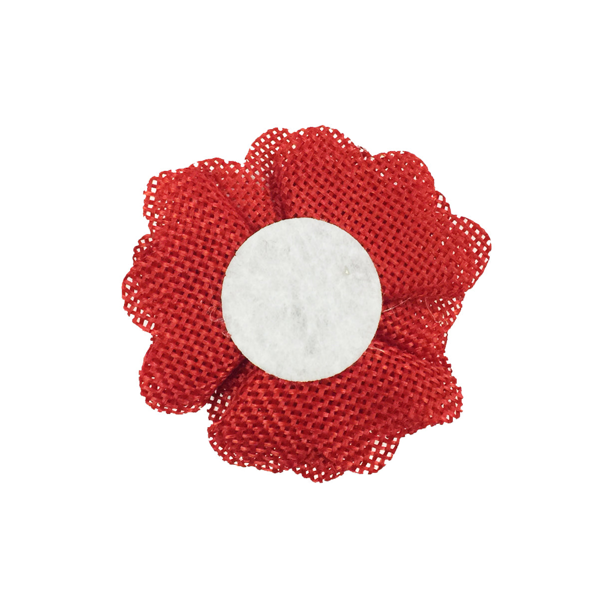 Wrapables Shabby Chic Burlap Rose Flower 3 Inch Diameter (Set of 12)