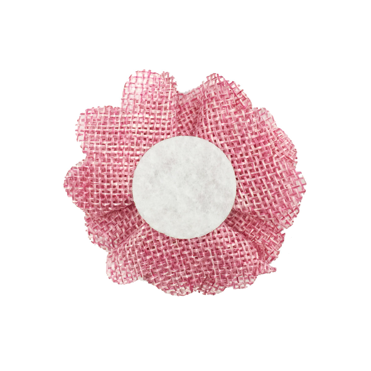 Wrapables Shabby Chic Burlap Rose Flower 2 Inch Diameter (Set of 20)