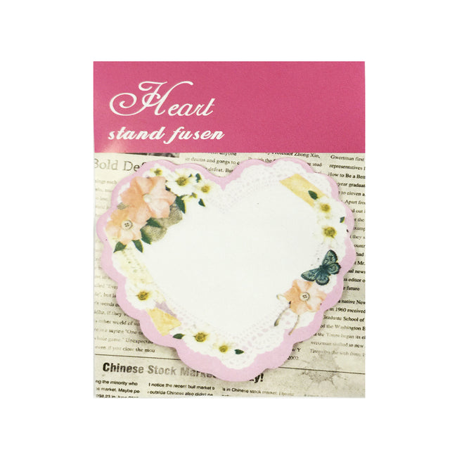 Wrapables Sweet Heart Memo Sticky Notes (Set of 4)