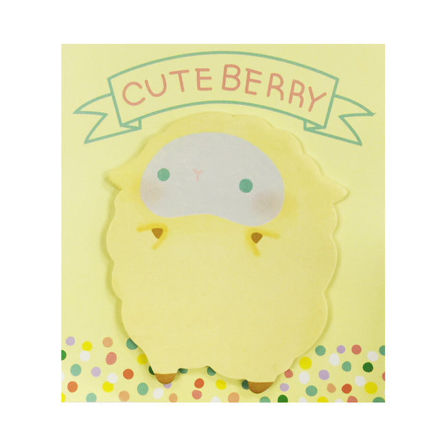 Wrapables Cute Furries Memo Sticky Notes (Set of 3)