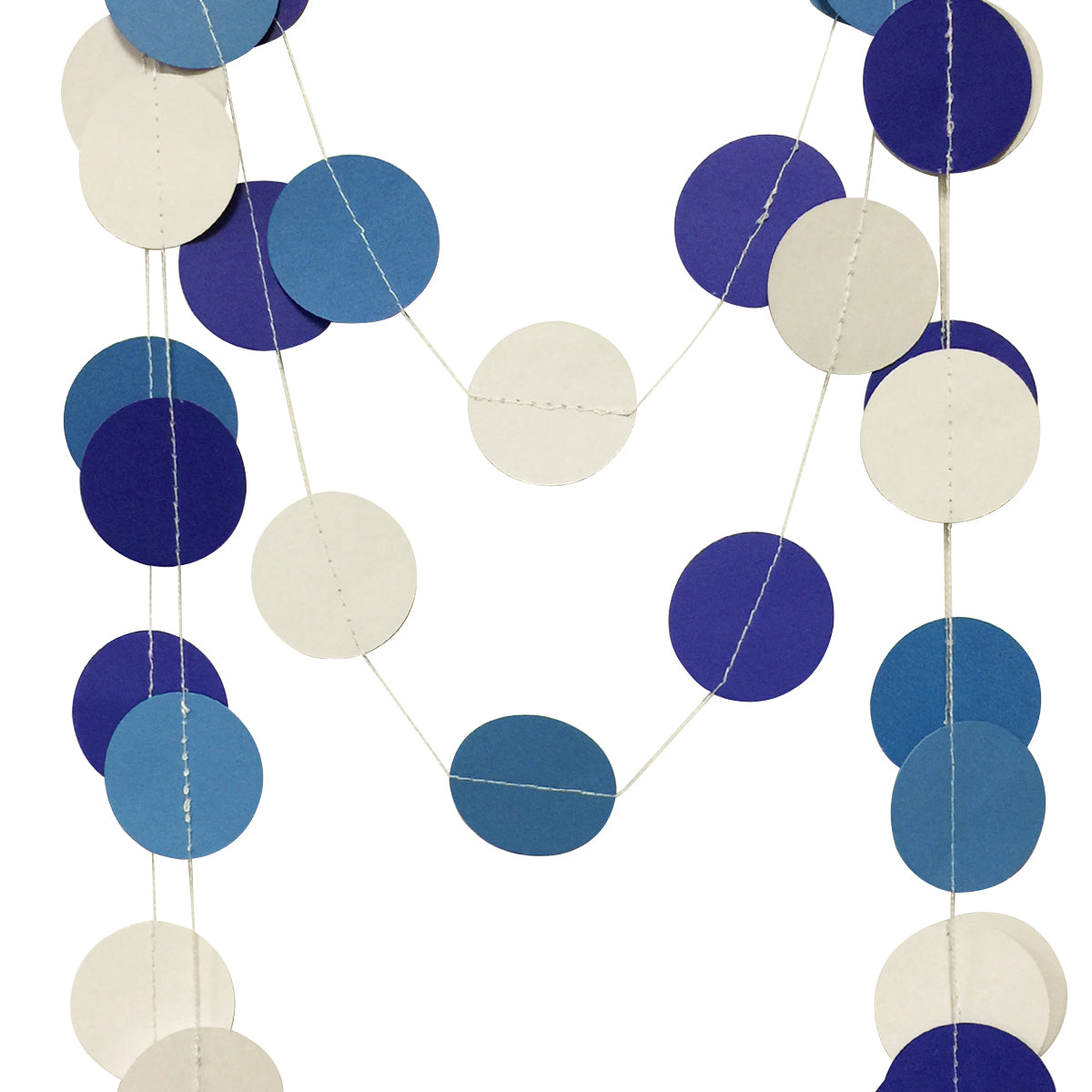 Wrapables 13ft Paper Circle Dot Garland Party Decorations (Set of 2)