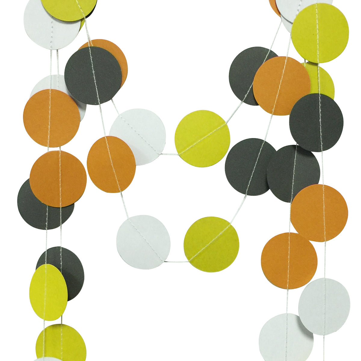 Wrapables 13ft Paper Circle Dot Garland Party Decorations (Set of 2)