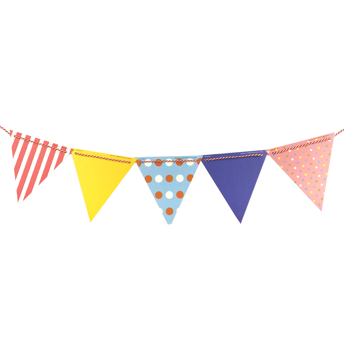 Wrapables Multi-Print Triangle Pennant and Birthday Banners Party Decorations