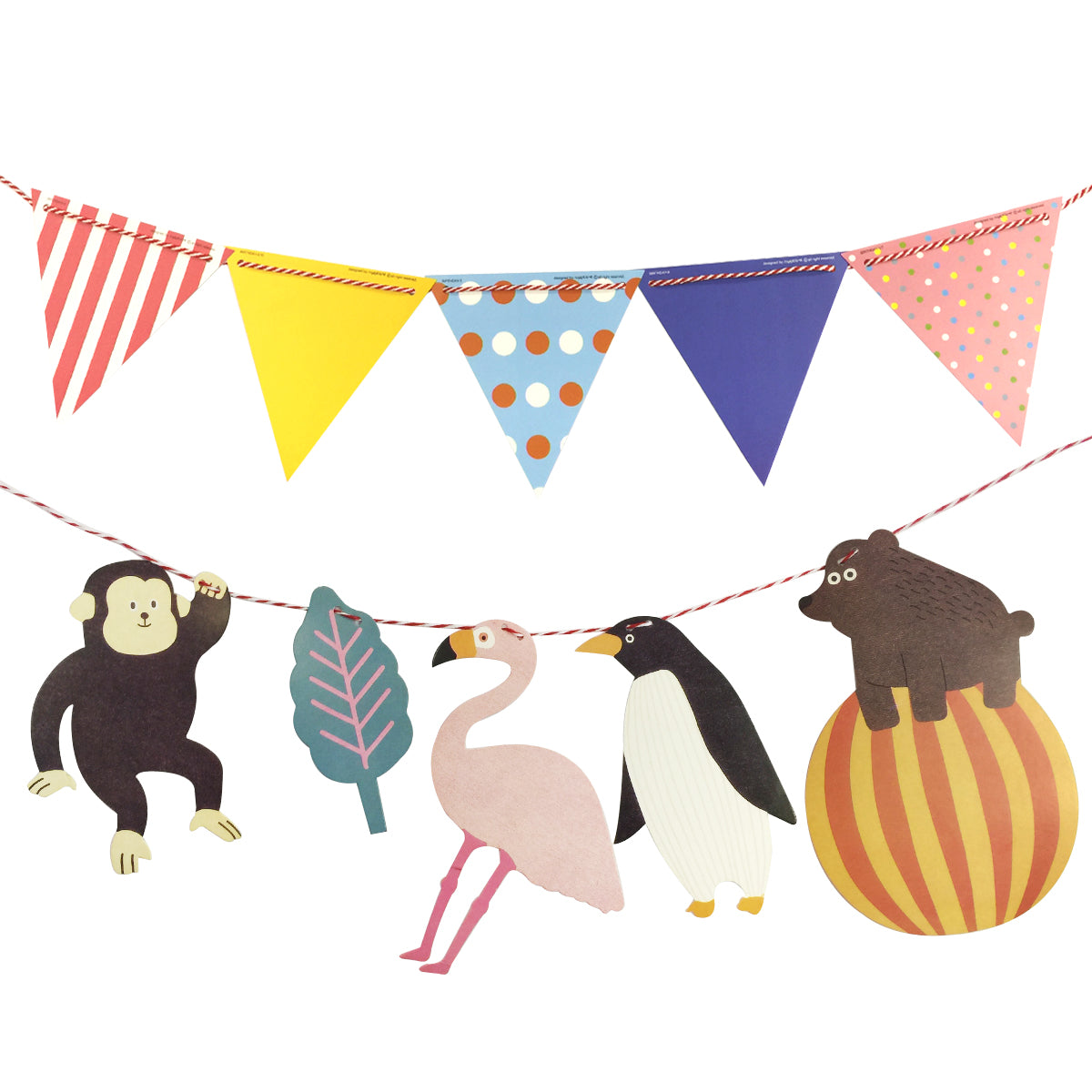 Wrapables Multi-Print Triangle Pennant and Birthday Banners Party Decorations