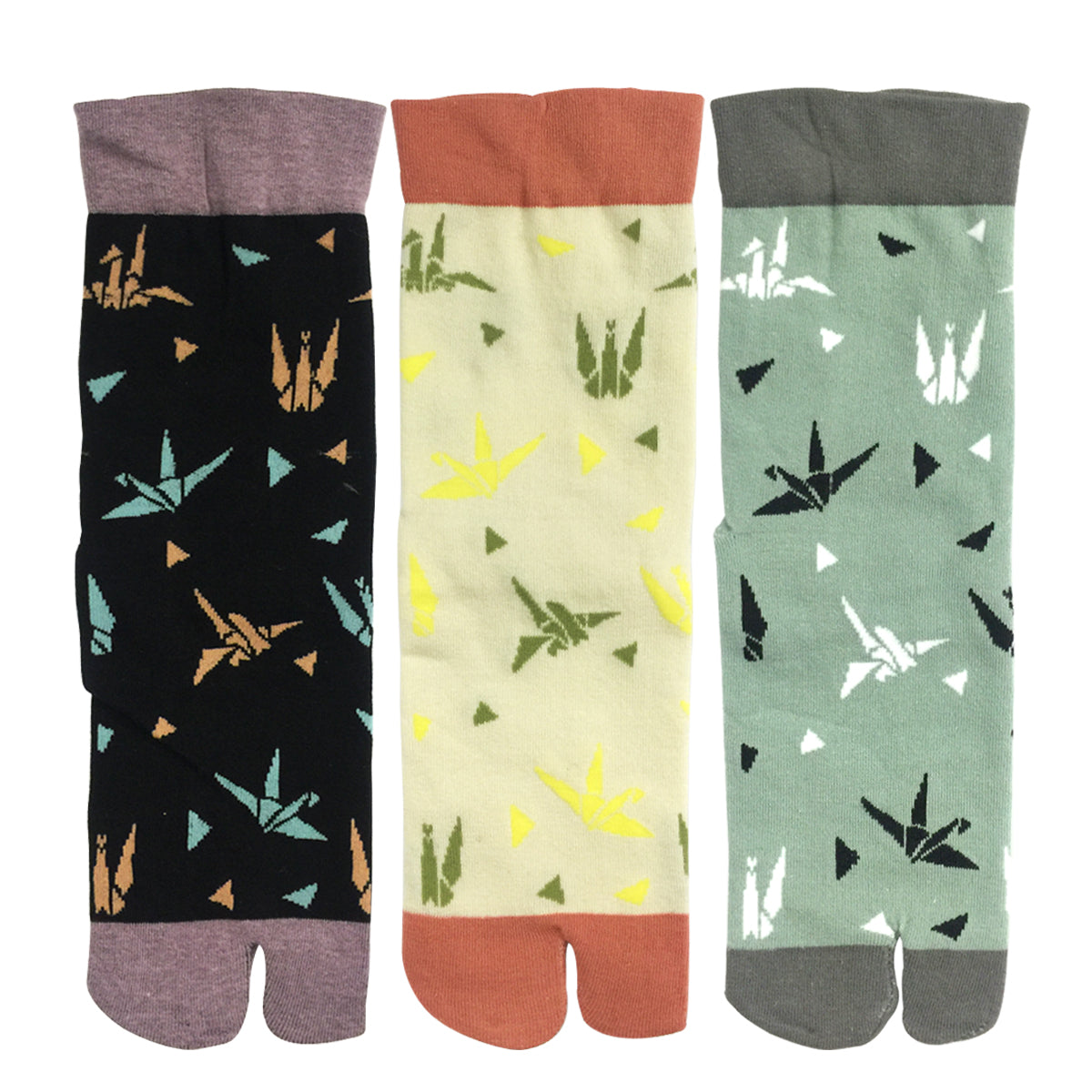 Wrapables Tabi Flip-Flop Socks (Set of 3)