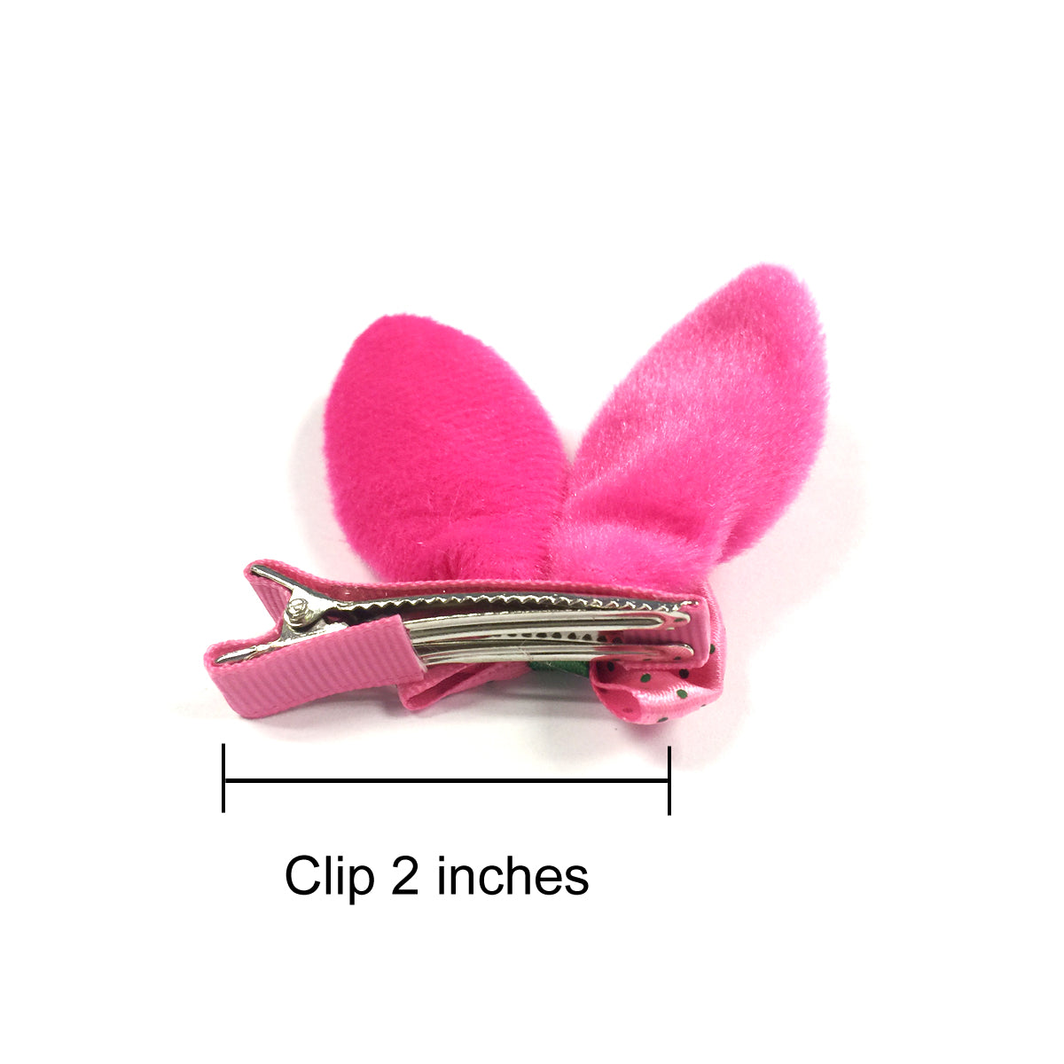 Wrapables Rabbit and Cat Ears with Bow Alligator Hair Clips (Set of 12)