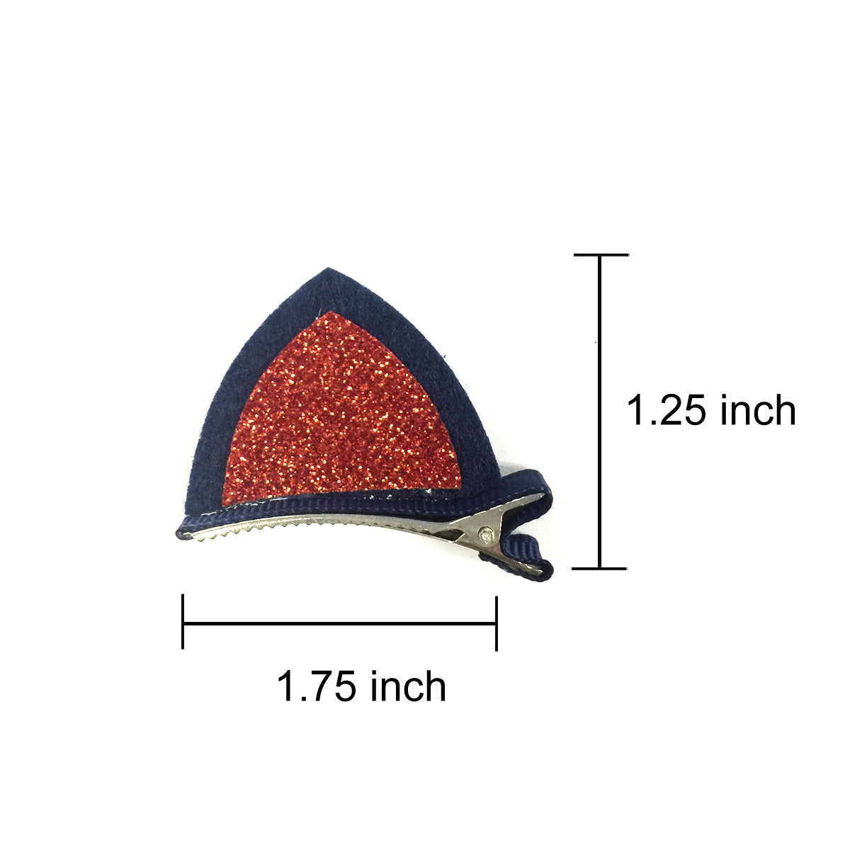 Wrapables Rabbit and Cat Ears with Bow Alligator Hair Clips (Set of 12)