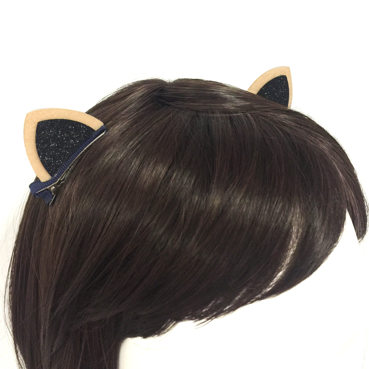 Wrapables Rabbit and Cat Ears with Bow Alligator Hair Clips (Set of 12)