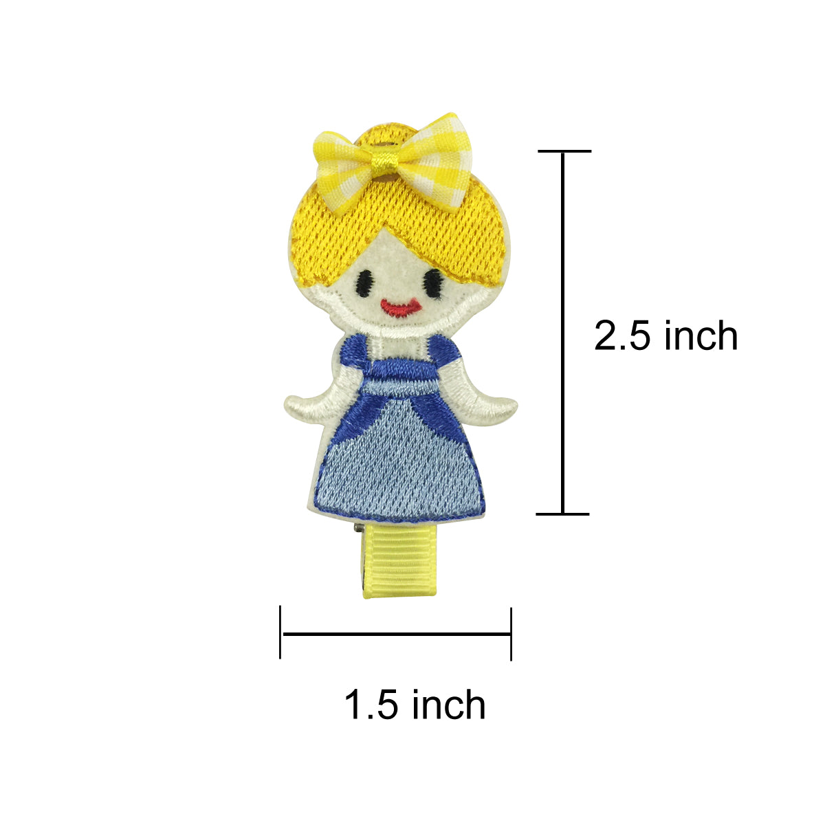 Wrapables Dress Up Fantasy Princess Hair Clips, Set of 5