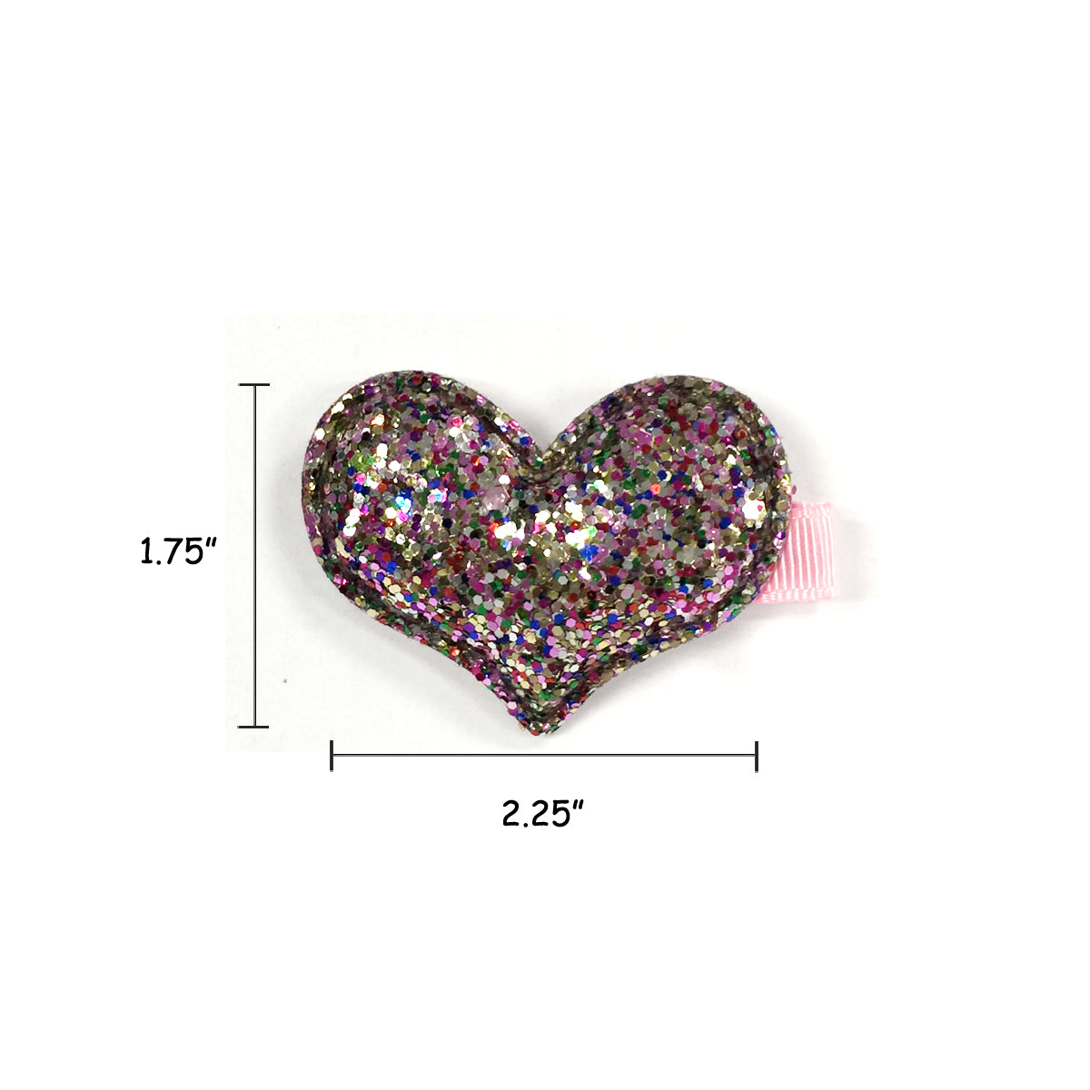 Wrapables Dress up Glitter and Metallic Shine Alligator Hair Clips for Baby Toddler, Set of 9