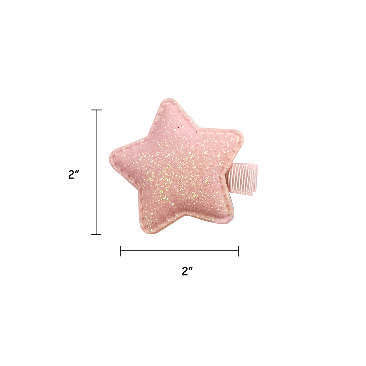 Wrapables Dress up Glitter and Metallic Shine Alligator Hair Clips for Baby Toddler, Set of 9