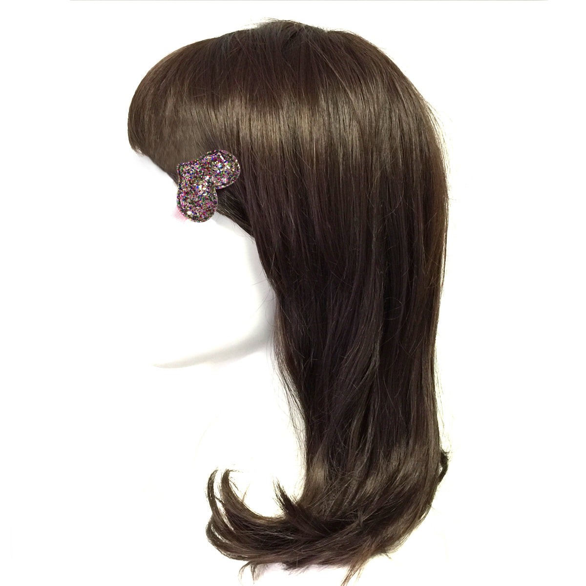 Wrapables Dress up Glitter and Metallic Shine Alligator Hair Clips for Baby Toddler, Set of 9