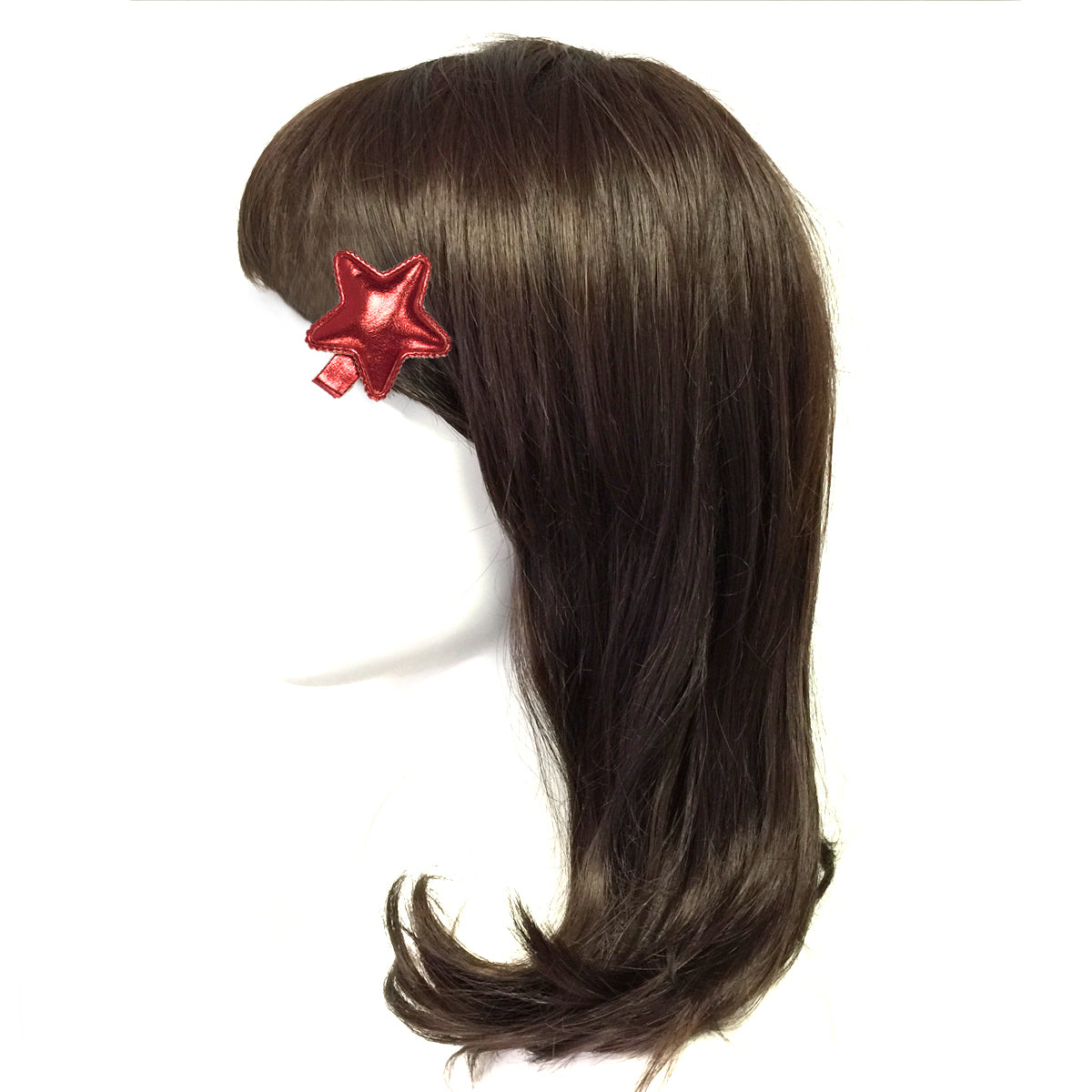 Wrapables Dress Up Princess Star Metallic Shine Alligator Hair Clips for Baby Toddler, Set of 6, Silver Collection