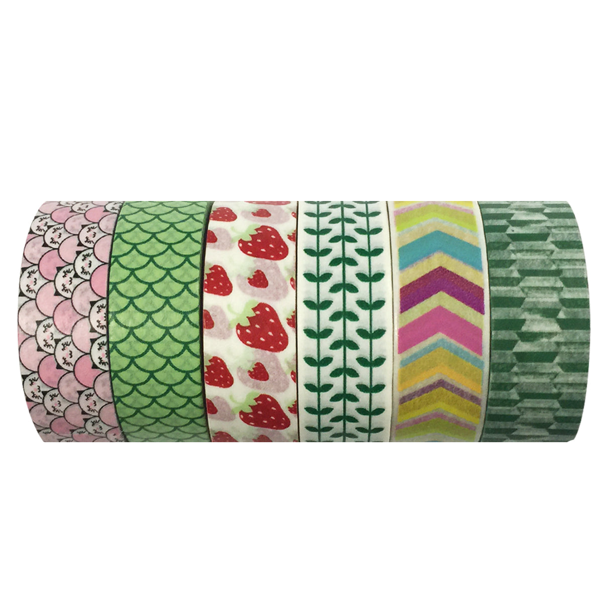 Wrapables Washi Masking Tape Collection, Premium Value Pack