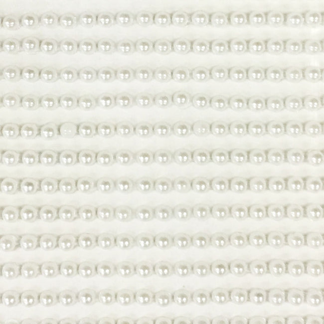 Wrapables 3mm Acrylic Pearl Adhesive Rhinestone Stickers, 750pcs