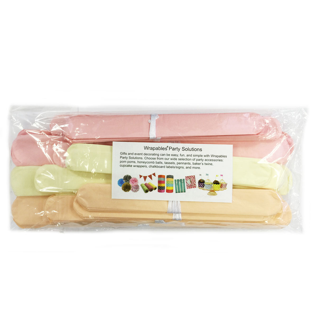 Wrapables Set of 18 Tissue Pom Pom Party Decorations