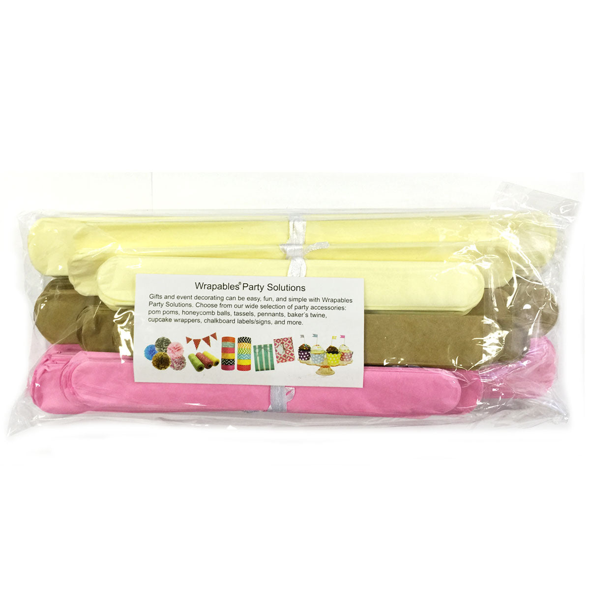 Wrapables Set of 18 Tissue Pom Pom Party Decorations