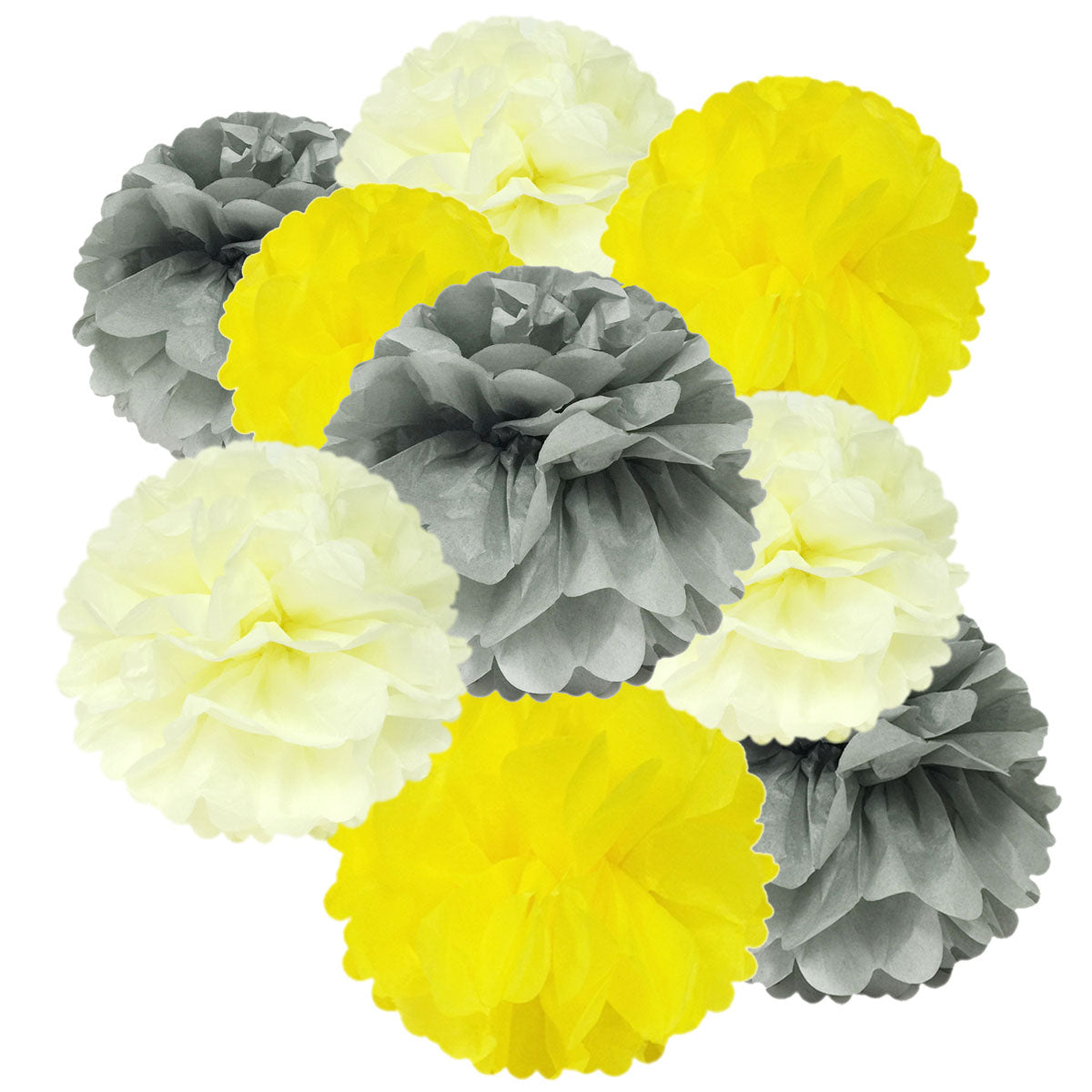 Wrapables Set of 18 Tissue Pom Pom Party Decorations