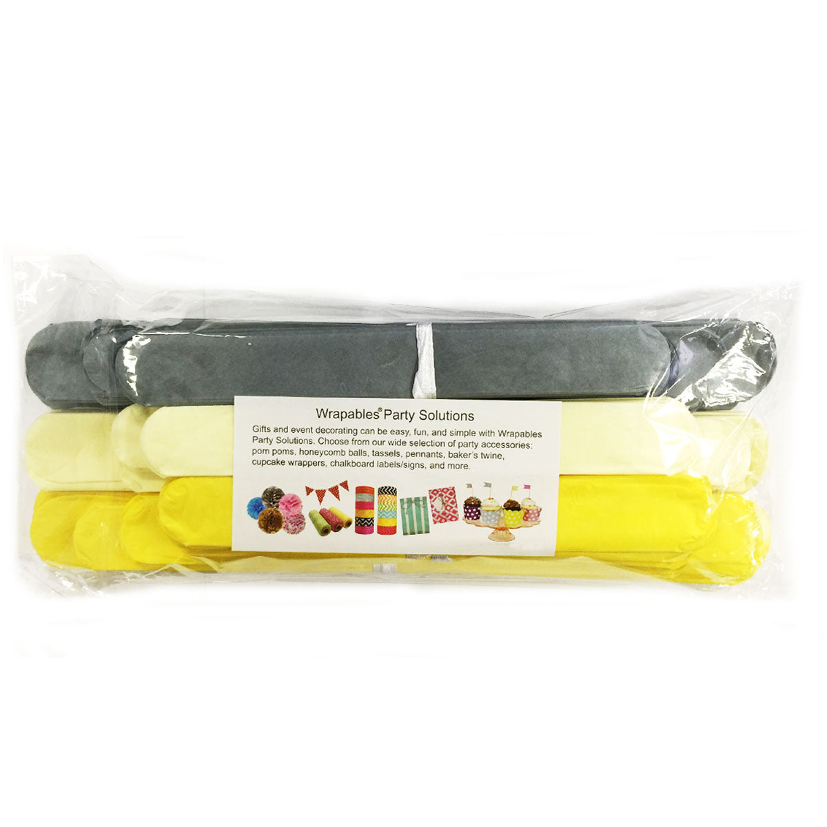 Wrapables Set of 18 Tissue Pom Pom Party Decorations