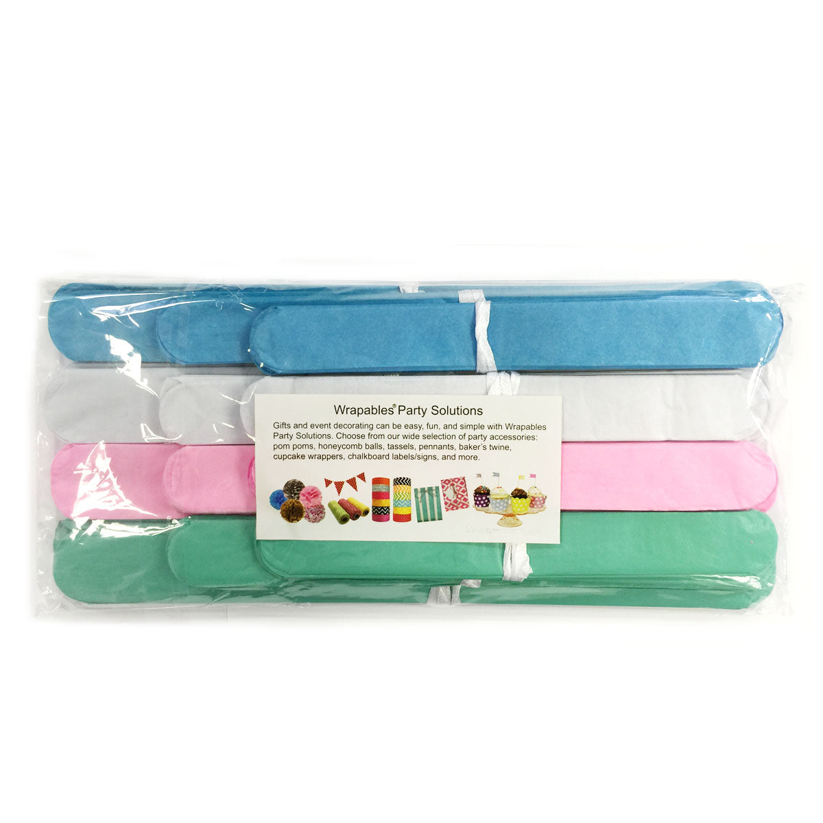 Wrapables Set of 12 Tissue Pom Pom Party Decorations