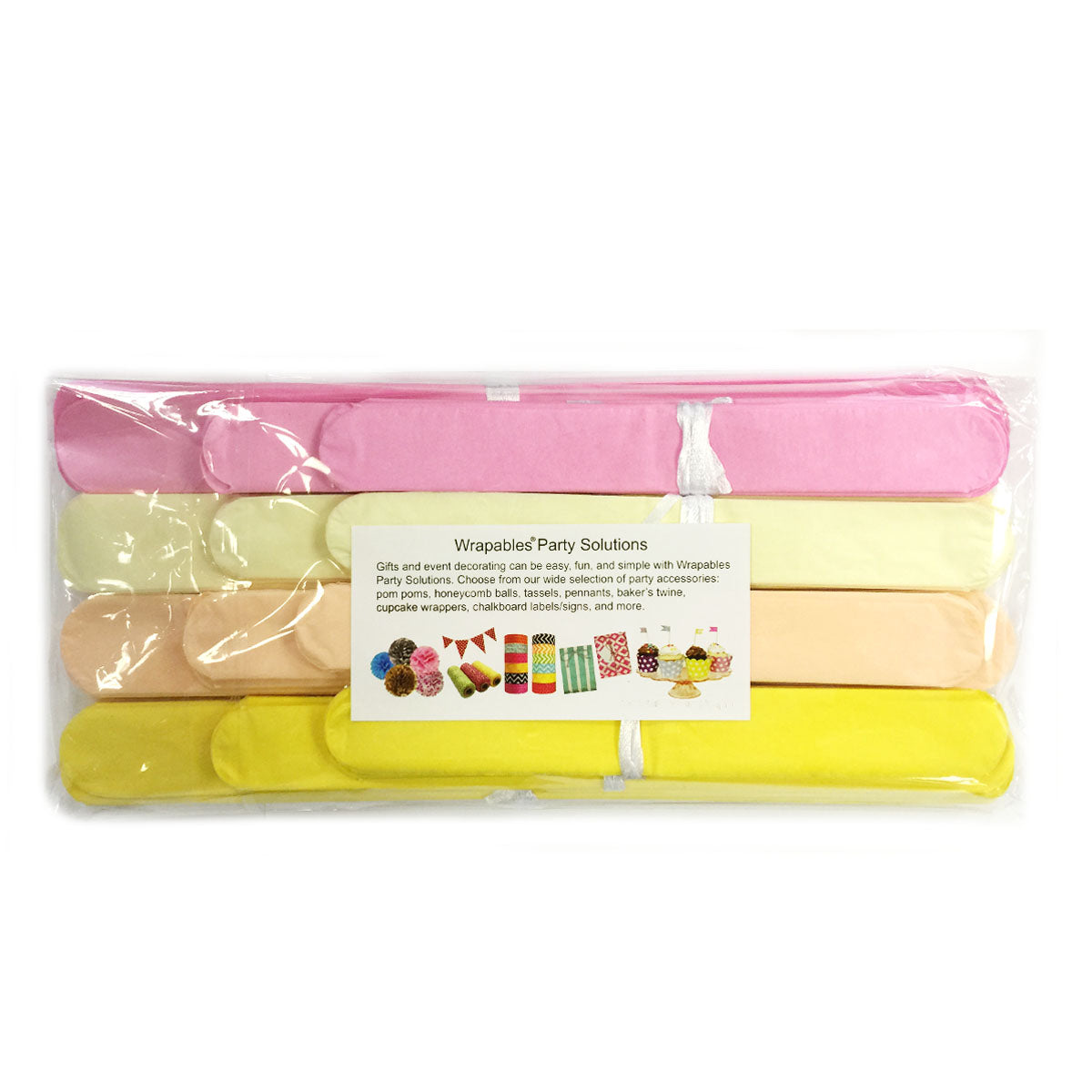 Wrapables Set of 12 Tissue Pom Pom Party Decorations